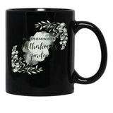Blossoming In Motherhood'S Garden Black Coffee Mug, Gift Coffee Mug - Black