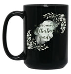 Blossoming In Motherhood'S Garden Black Coffee Mug, Gift Coffee Mug