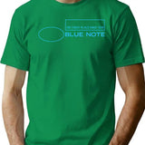 Blue Note 1961 Logo T-Shirt for Men & Women, T-Shirts Graphic Tee - Green
