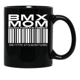 Bmx Mom Scan For Payment Black Coffee Mug, Gift Coffee Mug - Black