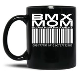 Bmx Mom Scan For Payment Black Coffee Mug, Gift Coffee Mug - Black