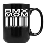 Bmx Mom Scan For Payment Black Coffee Mug, Gift Coffee Mug