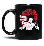 Boards Don'T Hit Back Black Coffee Mug, Gift Coffee Mug