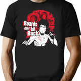 Boards Don'T Hit Back Premium Heavyweight Cotton T-Shirt - Black
