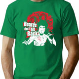 Boards Don'T Hit Back Premium Heavyweight Cotton T-Shirt - Green