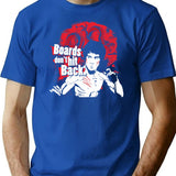 Boards Don'T Hit Back Premium Heavyweight Cotton T-Shirt - Blue