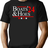 Boats And Hoes 2024 Premium Heavyweight Cotton T-Shirt - Black