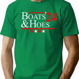 Boats And Hoes 2024 Premium Heavyweight Cotton T-Shirt - Green