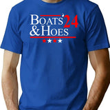 Boats And Hoes 2024 Premium Heavyweight Cotton T-Shirt - Blue