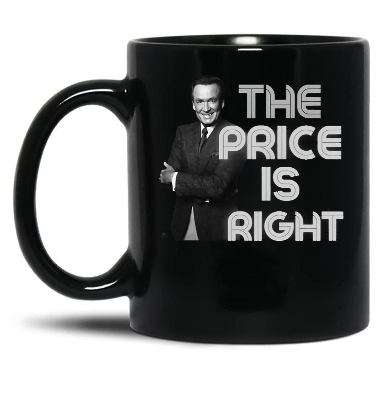 Bob Barker (10) Black Coffee Mug, Gift Coffee Mug
