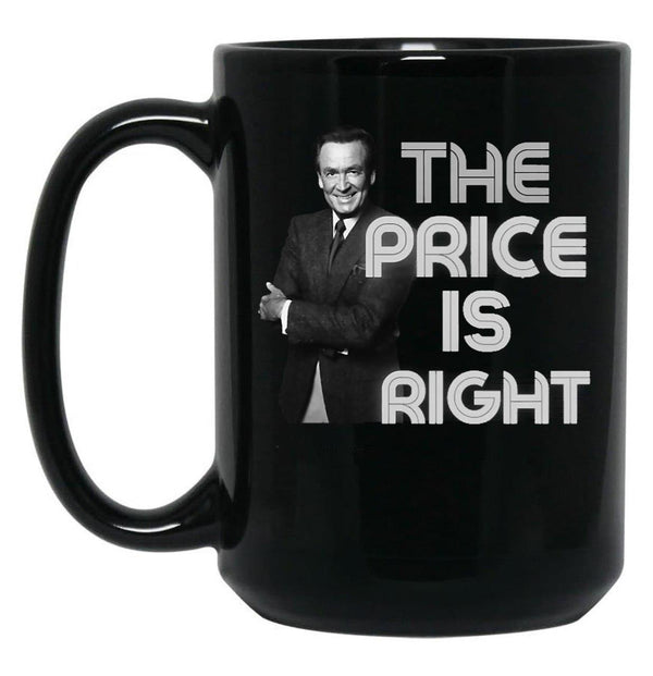 Bob Barker (10) Black Coffee Mug, Gift Coffee Mug - Black