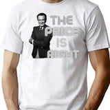Bob Barker (10) Premium Heavyweight Cotton T-Shirt - White