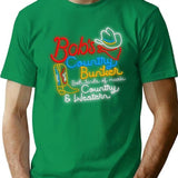 Bob'S Country Bunker T-Shirt for Men & Women, T-Shirts Graphic Tee - Green