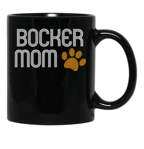 Bocker Mom Black Coffee Mug, Gift Coffee Mug - Black