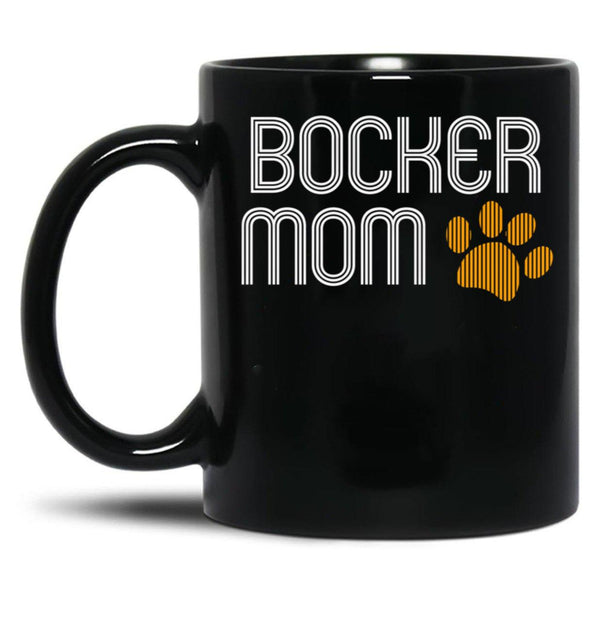 Bocker Mom Black Coffee Mug, Gift Coffee Mug - Black