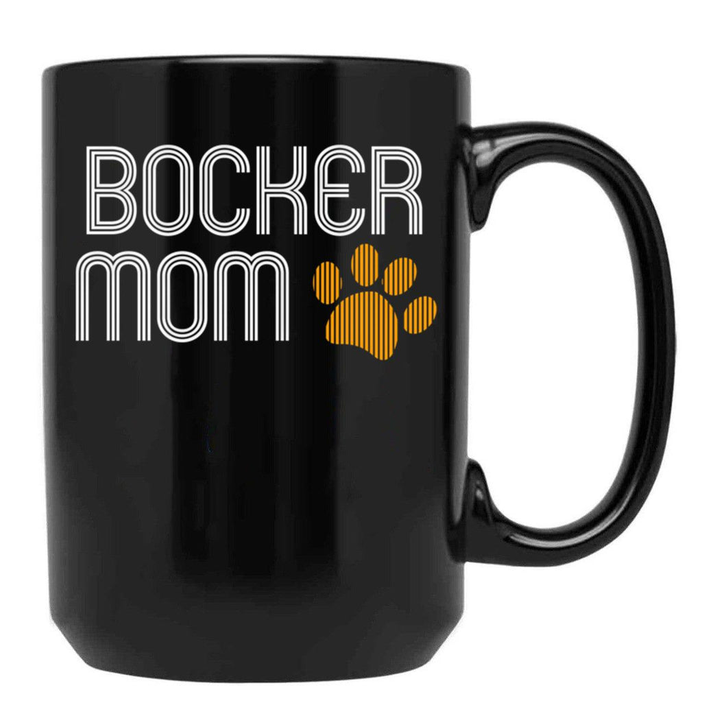 Bocker Mom Black Coffee Mug, Gift Coffee Mug