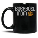 Boerboel Mom Black Coffee Mug, Gift Coffee Mug - Black