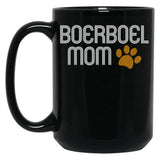Boerboel Mom Black Coffee Mug, Gift Coffee Mug