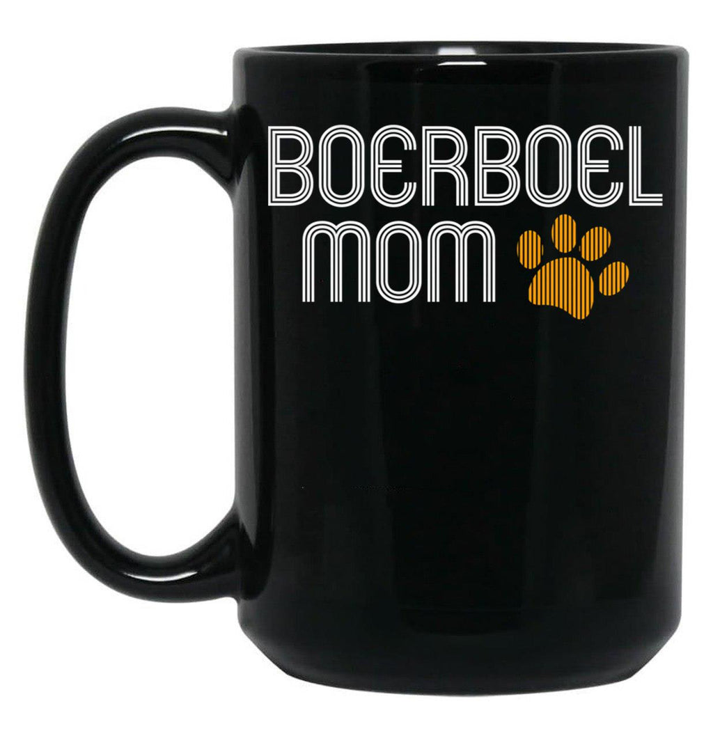 Boerboel Mom Black Coffee Mug, Gift Coffee Mug
