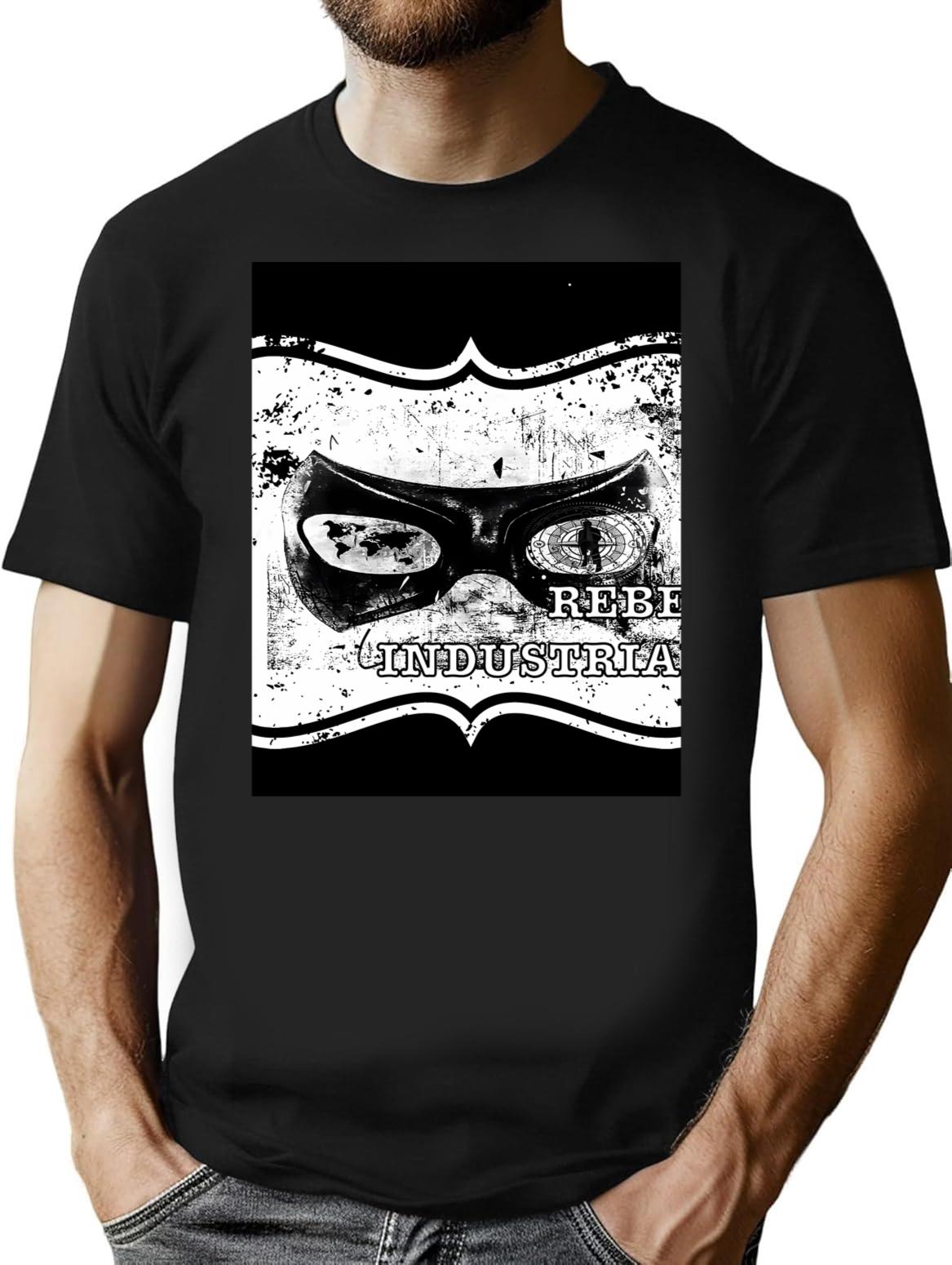 Bold Rustic Statement Design From Gritwear Collection T-Shirt for Men & Women, T-Shirts Graphic Tee - Black