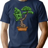 Bonsai Thinking T-Shirt for Men & Women, T-Shirts Graphic Tee - Navy