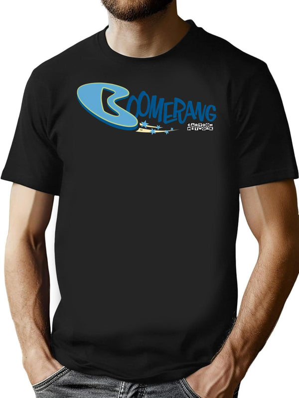 Boomerang - Vintage Logo T-Shirt for Men & Women, T-Shirts Graphic Tee - Black