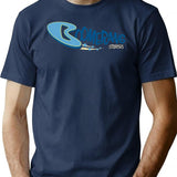 Boomerang - Vintage Logo T-Shirt for Men & Women, T-Shirts Graphic Tee - Navy