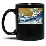 Border Collie Black Coffee Mug, Gift Coffee Mug - Black