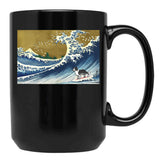 Border Collie Black Coffee Mug, Gift Coffee Mug