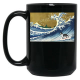 Border Collie Black Coffee Mug, Gift Coffee Mug