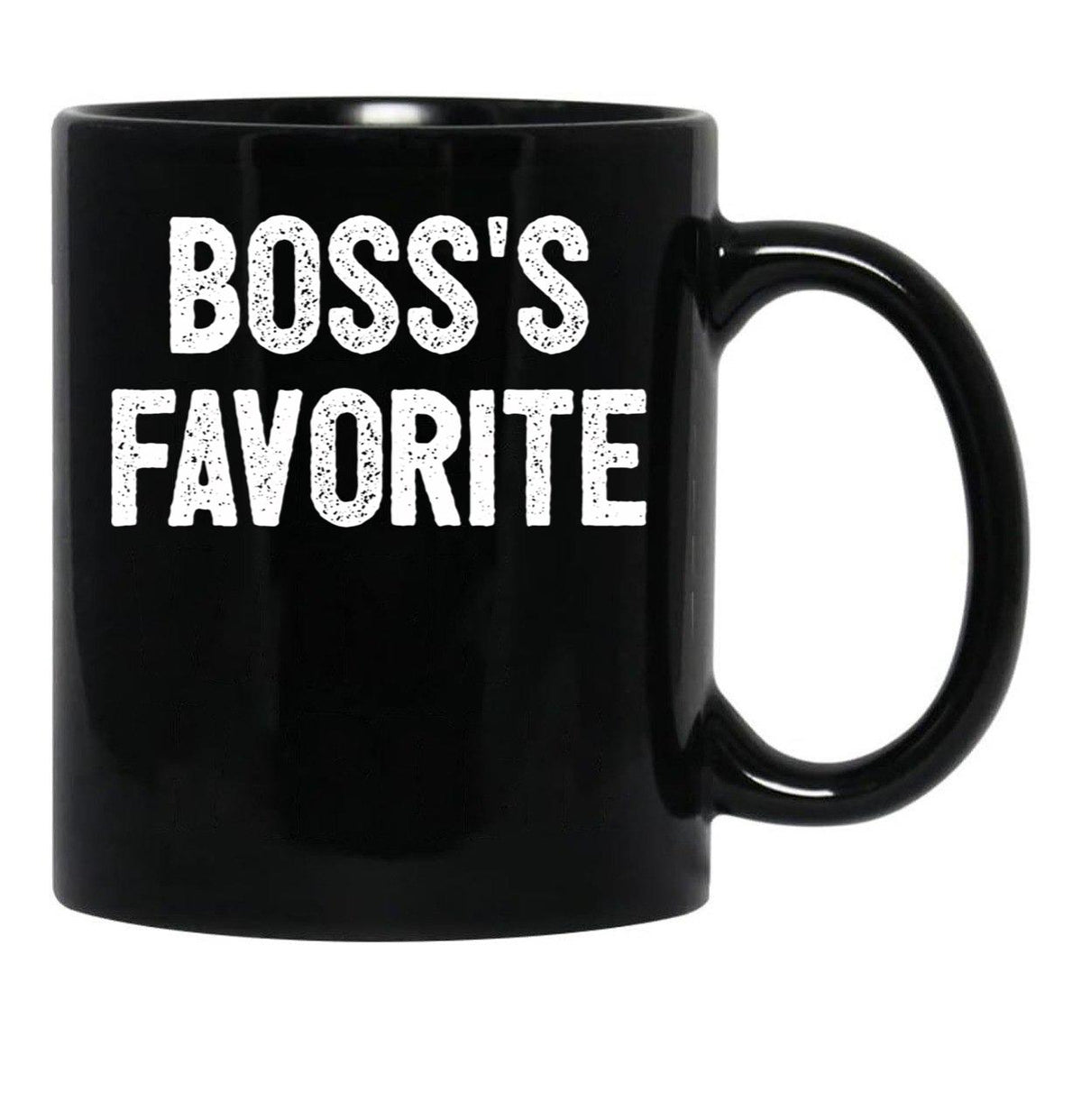 Boss'S Favorite - Funny Coworker Gift Black Coffee Mug, Gift Coffee Mug - Black