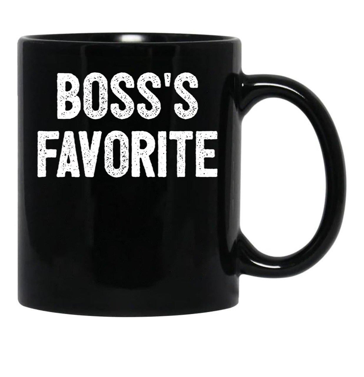 Boss'S Favorite - Funny Coworker Gift Black Coffee Mug, Gift Coffee Mug - Black