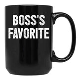 Boss'S Favorite - Funny Coworker Gift Black Coffee Mug, Gift Coffee Mug