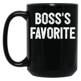 Boss'S Favorite - Funny Coworker Gift Black Coffee Mug, Gift Coffee Mug
