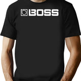Bosss Guitar Pedals T-Shirt for Men & Women, T-Shirts Graphic Tee - Black