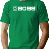 Bosss Guitar Pedals T-Shirt for Men & Women, T-Shirts Graphic Tee - Green