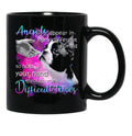 Boston Terrier Angels Appear In Many Different Forms To Hold Your Hand Through The Difficult Things Black Coffee Mug - Black