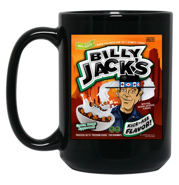 Bote De Crales De Billy Jack Black Coffee Mug, Gift Coffee Mug - Black