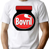Bovril Illustration T-Shirt for Men & Women, T-Shirts Graphic Tee - White