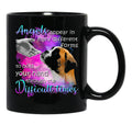Boxer Angels Appear In Many Different Forms To Hold Your Hand Through The Difficult Things Black Coffee Mug - Black