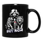 Boy Mama ( Boy Mom) From Egyape Artists Black Coffee Mug, Gift Coffee Mug - Black