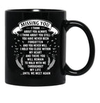 Boyfriend Mugmissing You I Think About You Always I Think About You Still You Have Never Been Forgotten And You Never Will I Hold You Close Within My Heart Black Coffee Mug - Black