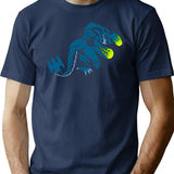 Brachydios (Monster Hunter) Premium Heavyweight Cotton T-Shirt - Navy