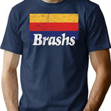 Brashs (Vintage Worn Look T-Shirt for Men & Women, T-Shirts Graphic Tee - Navy