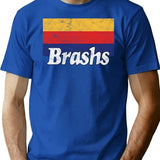 Brashs (Vintage Worn Look T-Shirt for Men & Women, T-Shirts Graphic Tee - Blue