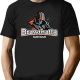 Brawlhalla Survivor - Brawlhalla Premium Heavyweight Cotton T-Shirt - Black