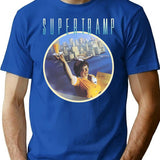 Breakfast In America T-Shirt for Men & Women, T-Shirts Graphic Tee - Blue