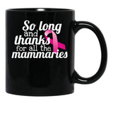 Breast Cancer Survivor Remission Pun Radical Double Mastectomy Gift For Women Black Coffee Mug, Gift Coffee Mug - Black