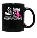 Breast Cancer Survivor Remission Pun Radical Double Mastectomy Gift For Women Black Coffee Mug, Gift Coffee Mug - Black