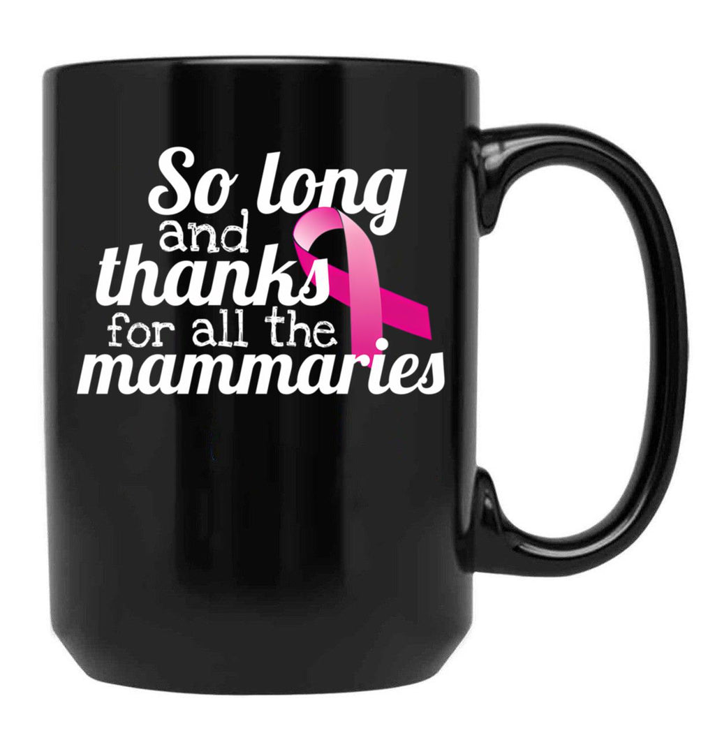 Breast Cancer Survivor Remission Pun Radical Double Mastectomy Gift For Women Black Coffee Mug, Gift Coffee Mug
